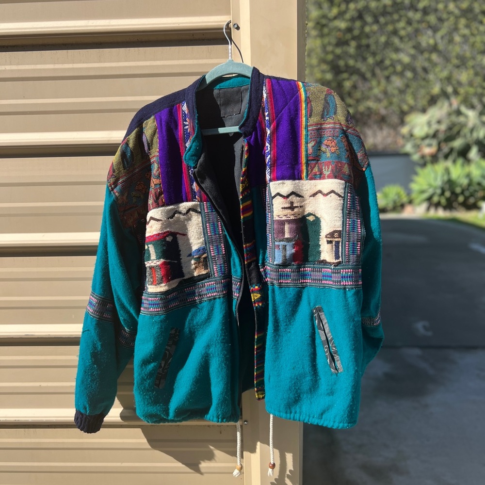 Guatemalan patchwork jacket